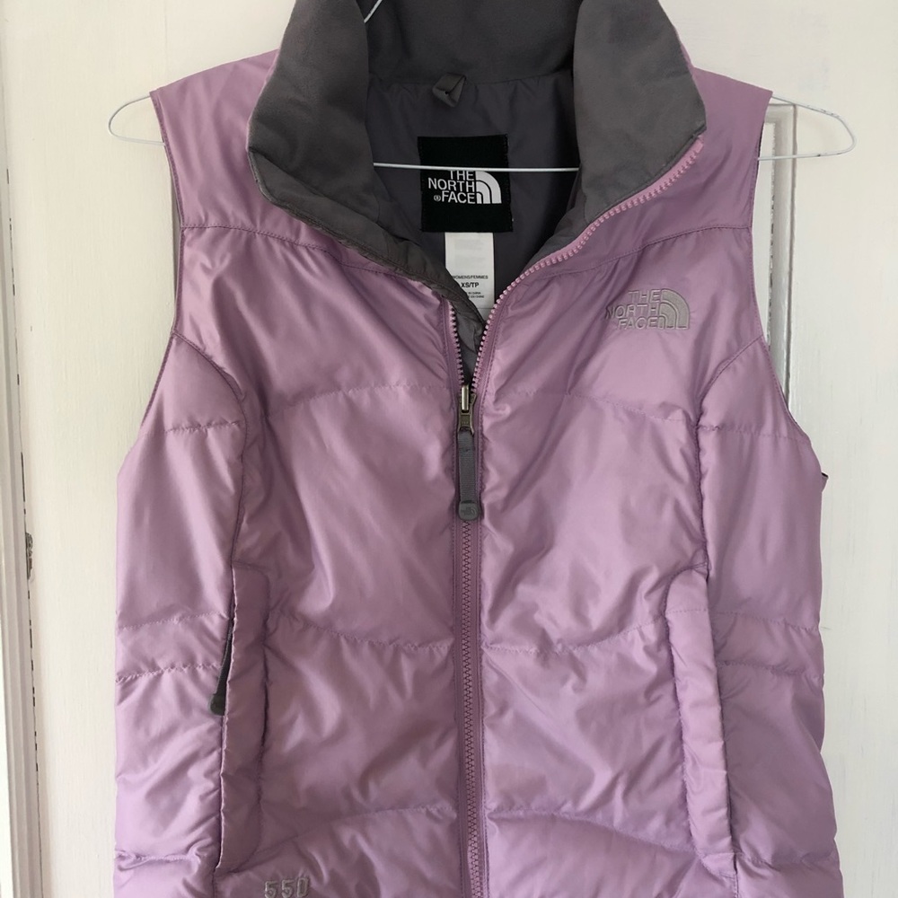 The North Face Puffer Vest Light Purple Sz XS